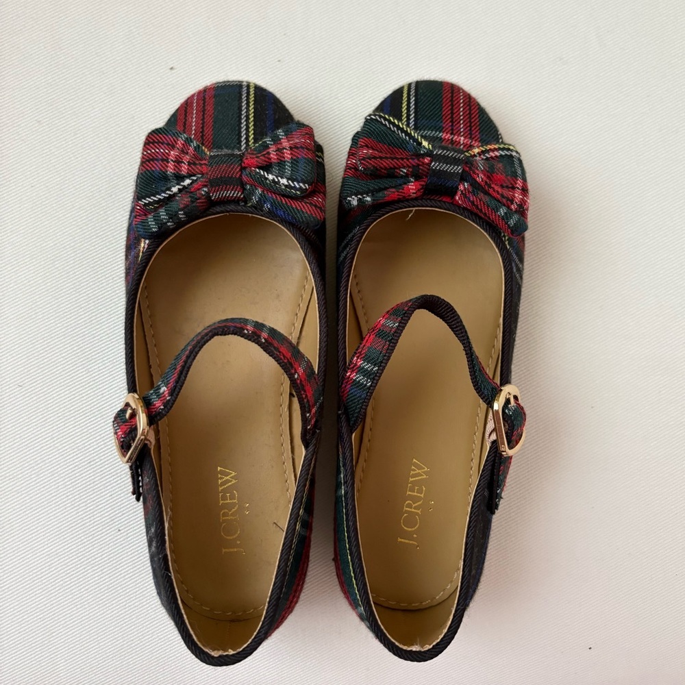 J. Crew Tartan Mary Jane’s